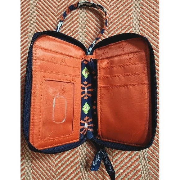 Vera Bradley SUN VALLEY Photo ID Card Wallet Wristlet Zip‎ NEW - Picture 4 of 6